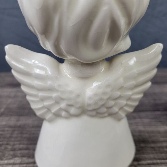 Ceramic‎ Ivory Worship Angel Set - Picture 11 of 11